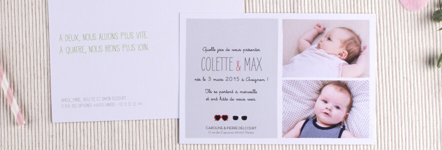 Textes pour faire-part de naissance